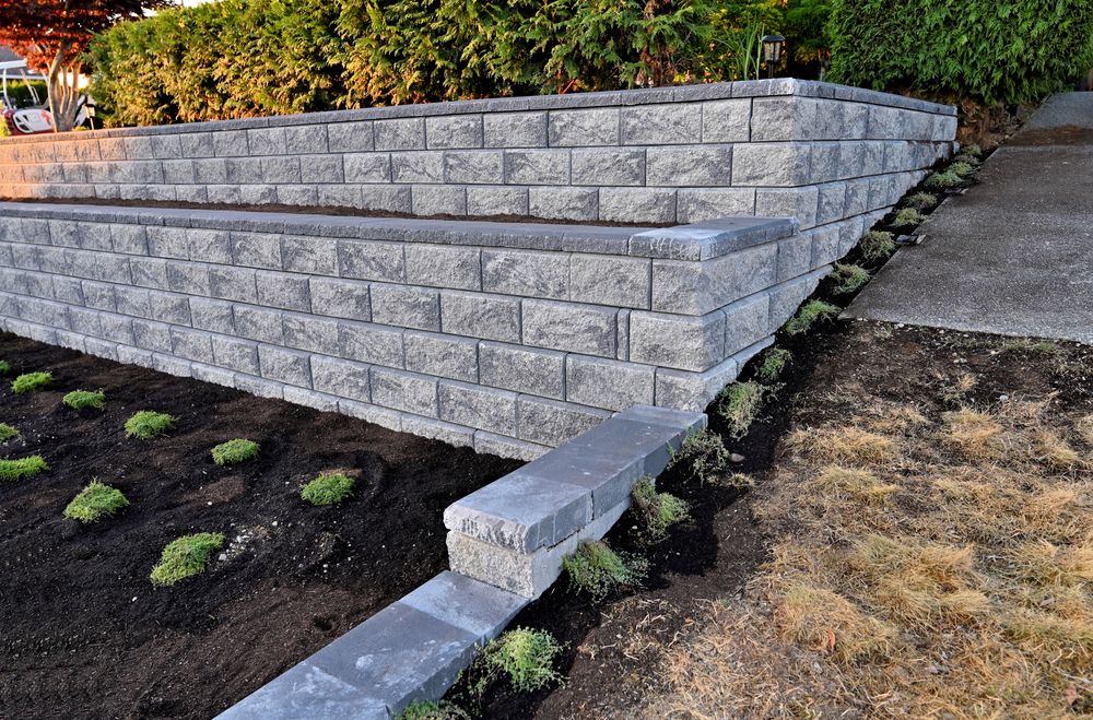 walls of retaining - hardscaping in new orleans - laterre landscape