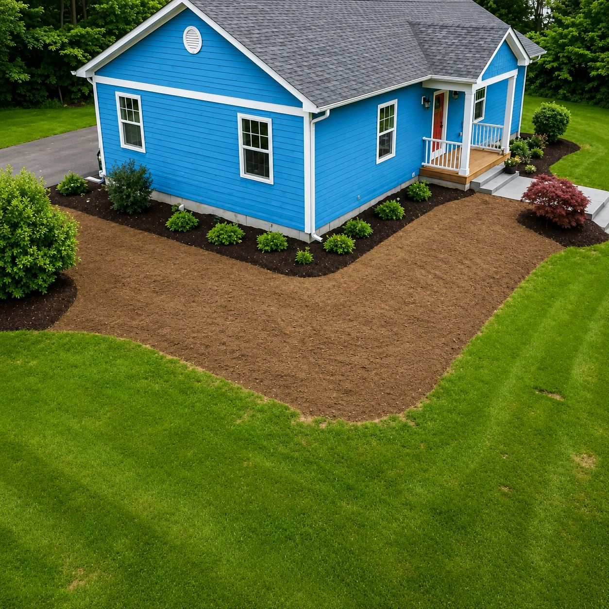 water grading in river ridge - la terre landscape - Can Yard Grading Fix Erosion Problems in River Ridge